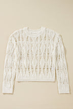Olivia Crochet Loose Fit Sweater