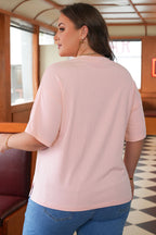 Diana Plus Size Eyelet Lace Star Top