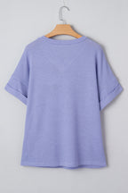 Nala Short Sleeve Knit Top