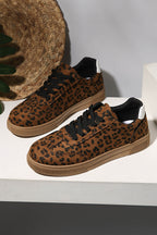 Emiliana Tab Patchwork Laceup Shoes