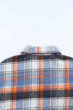 Elizabeth Plaid Down Ruffled Shirt
