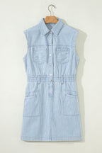 Anne Front Sleeveless Mini Dress