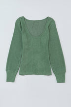 Harper U Textured Long Sleeve Top
