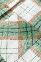 Abigail Plaid Casual Flannel Shacket