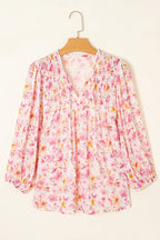 Sienna Floral Tassel Tie Tunic Blouse