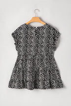 Danielle Back Tiered Flowy PLUS Blouse