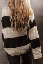 Amelia Colorblock Loose Pullover Sweater