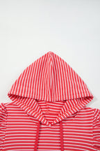 Hallie Puff Sleeve Stripe Hoodie