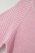 Evelyn Eyelets Raglan Sleeve Sweater