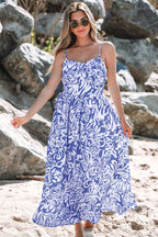 Coraline Floral Spaghetti Strap Maxi Dress