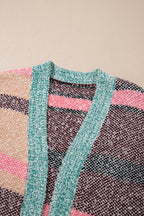 Elsa Slit Open Front Cardigan