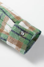Abigail Plaid Casual Flannel Shacket