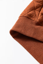 Yavita Half Zipped Loose Sweatshirt