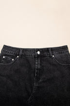 Emilia Raw Hem Mini Skirt