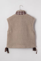 Wrenley Bows Sherpa Fleece Vest