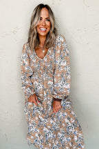 Indy Puff Sleeve Long Dress
