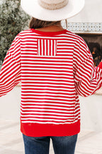 Elizabeth Patched Drop Shoulder Top