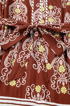 Katie Trim Tiered Maxi Dress