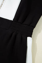 Olivia Patchwork Zip Front Romper