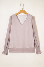 Iriyana Long Sleeve Blouse Long Sleeve Top