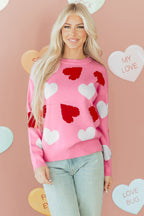 Aliyah Pattern Valentines Day Sweater