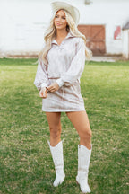 Romina Drawstring Mini Skort Set