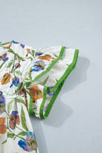 Kaliyah Binding Tape Cotton Blouse