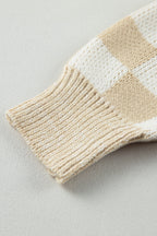 Abigail Print Drop Shoulder Sweater