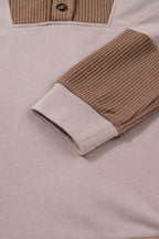 Alessia Exposed Seam Casual Hoodie