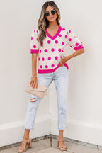 Alexia Puff Short Sleeve Sweater