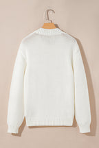 Amanda Embroidered Bow Boots Sweater