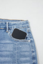 Rayne Wash Raw Hem Shorts