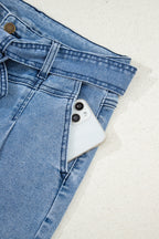 Ava Sash Wide Leg Jeans