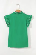 Mia Layered Short Sleeve Blouse