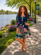 Sophia- Tiered Bell Sleeve Dress 6 Color Choices