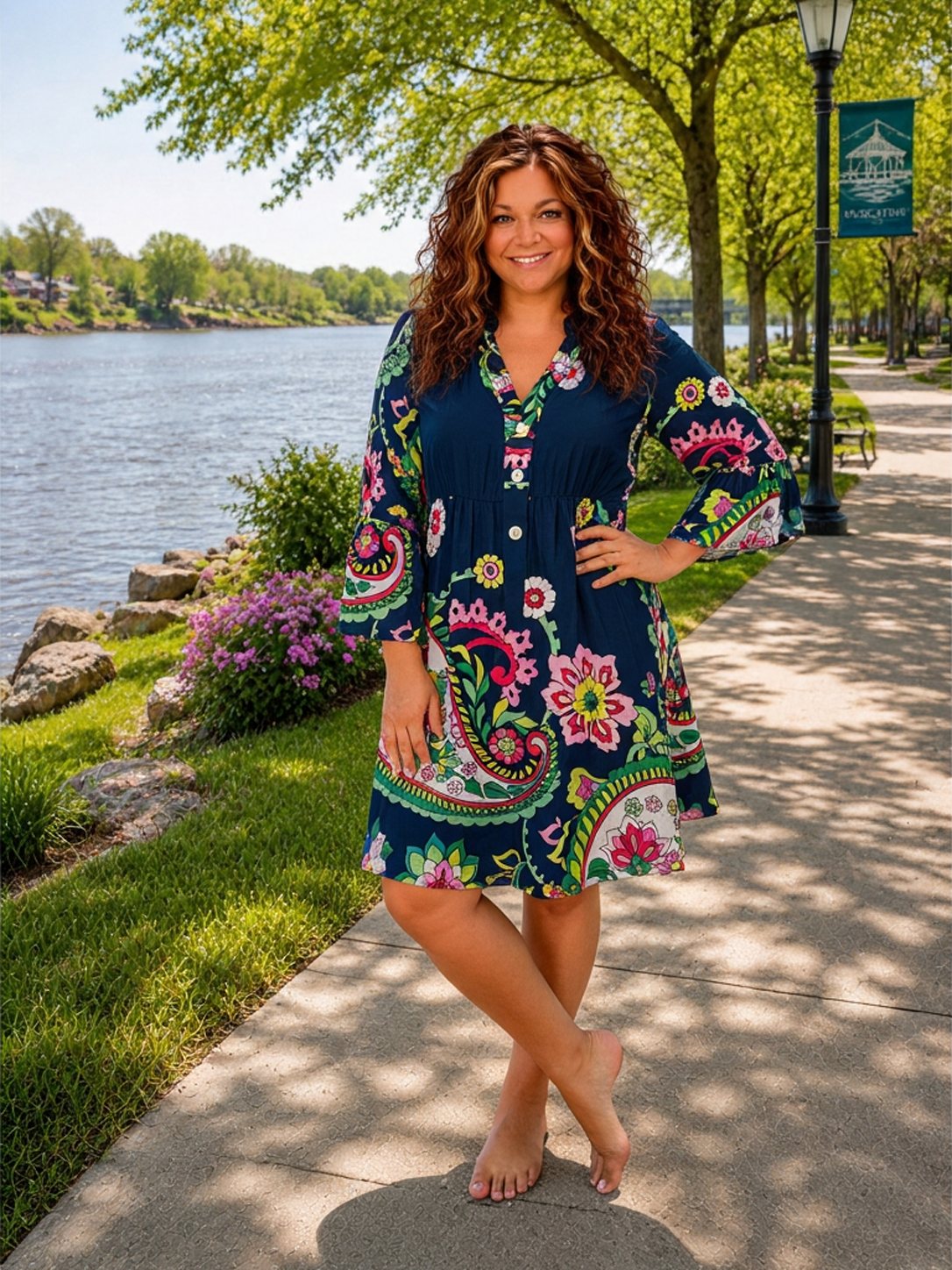 Sophia- Tiered Bell Sleeve Dress 6 Color Choices