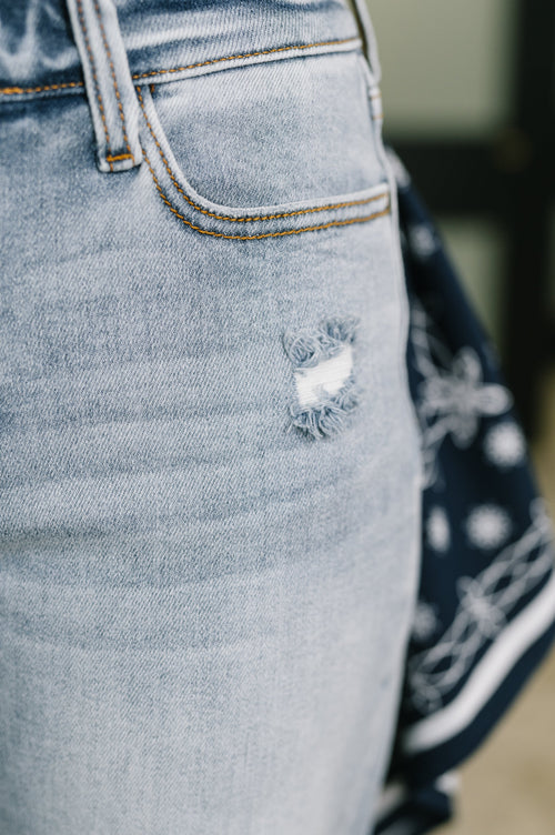 Alex Mid Rise Boyfriend Jean with Bandana Loop