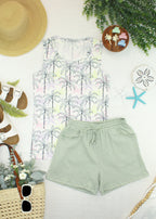 IN STOCK Ava Tank - Neon Palm