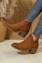 Melody Studded Ankle Boots