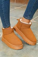 Anna Fur Lined Suede Ankle Snow Boots