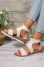 Nora Crisscross Hollowed Gladiator Sandals