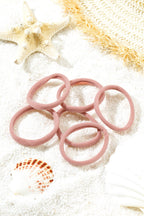 Peach Blossom Solid Hair Tie