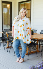Blissed Out Button Up Babydoll Tunic