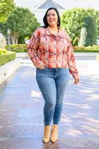 Breaking Free Western Print Jacket