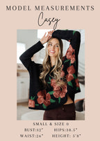 Lizzy Breeze Top in Hot Pink Paisley