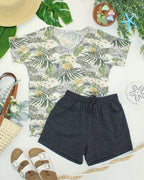 IN STOCK Chloe Cozy Top - Pineapple Leaf