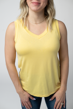 IN STOCK Noelle Tank - Lemon
