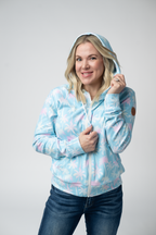 IN STOCK Fullzip Hoodie - Aqua Palm