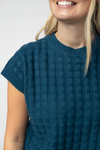 IN STOCK Kelly Knitted Top - Teal