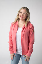 IN STOCK Fullzip Hoodie - Sunkissed Coral